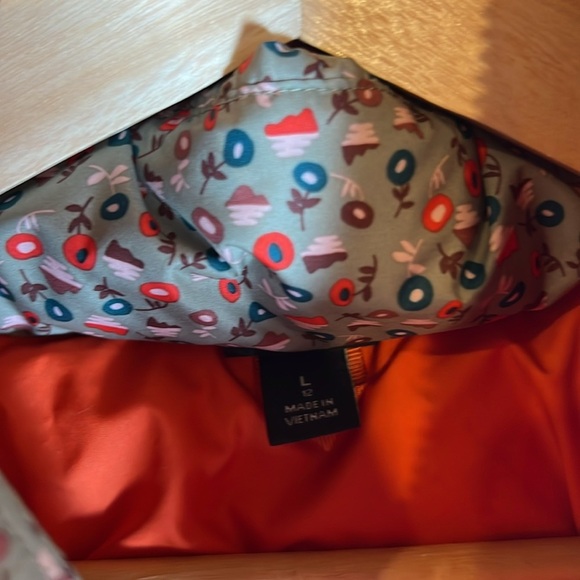 Patagonia Girls Kids' Pink Floral Hooded Jacket - Picture 5 of 5